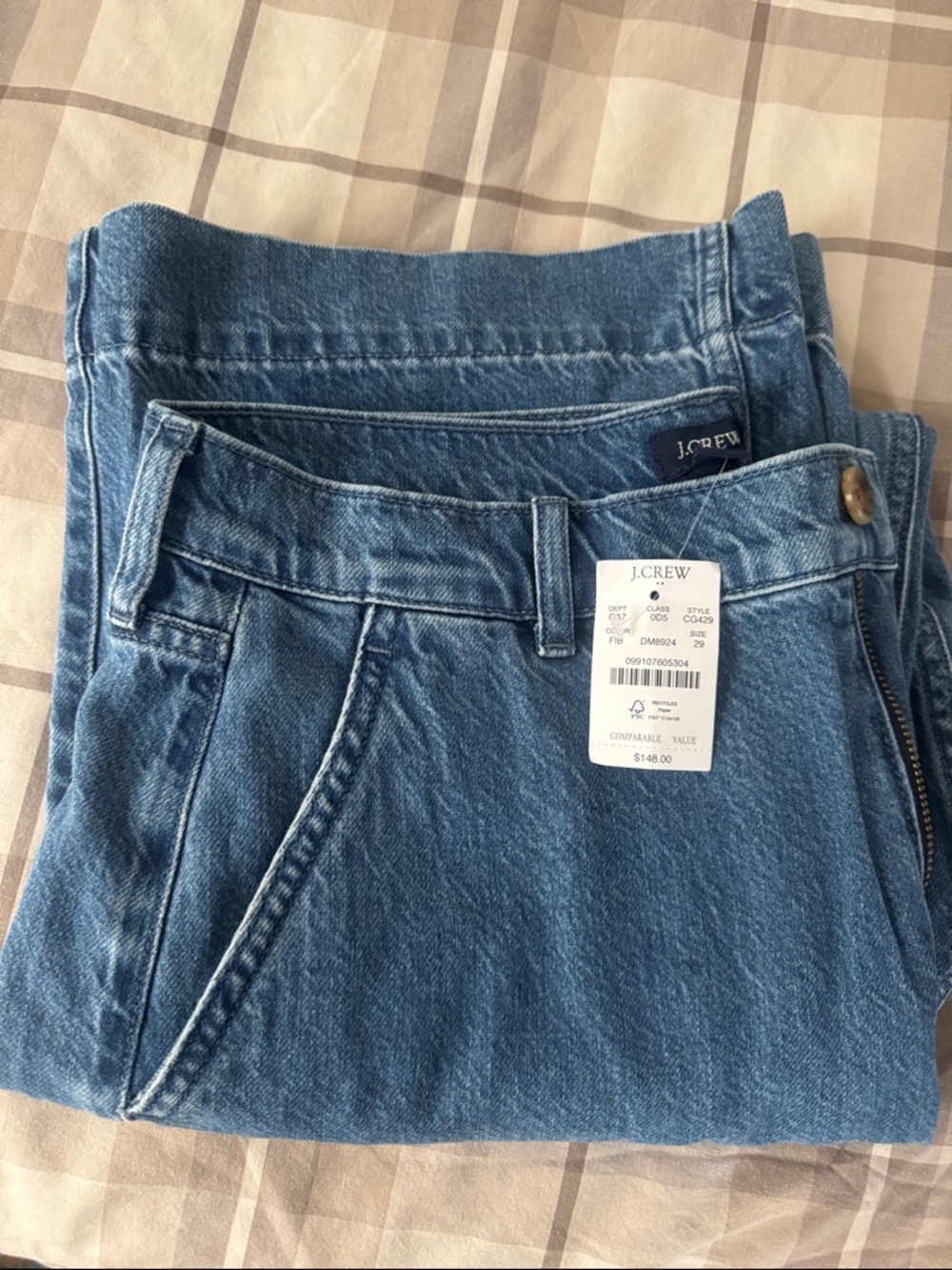 J. Crew Light Blue High-Rise Women's Jeans